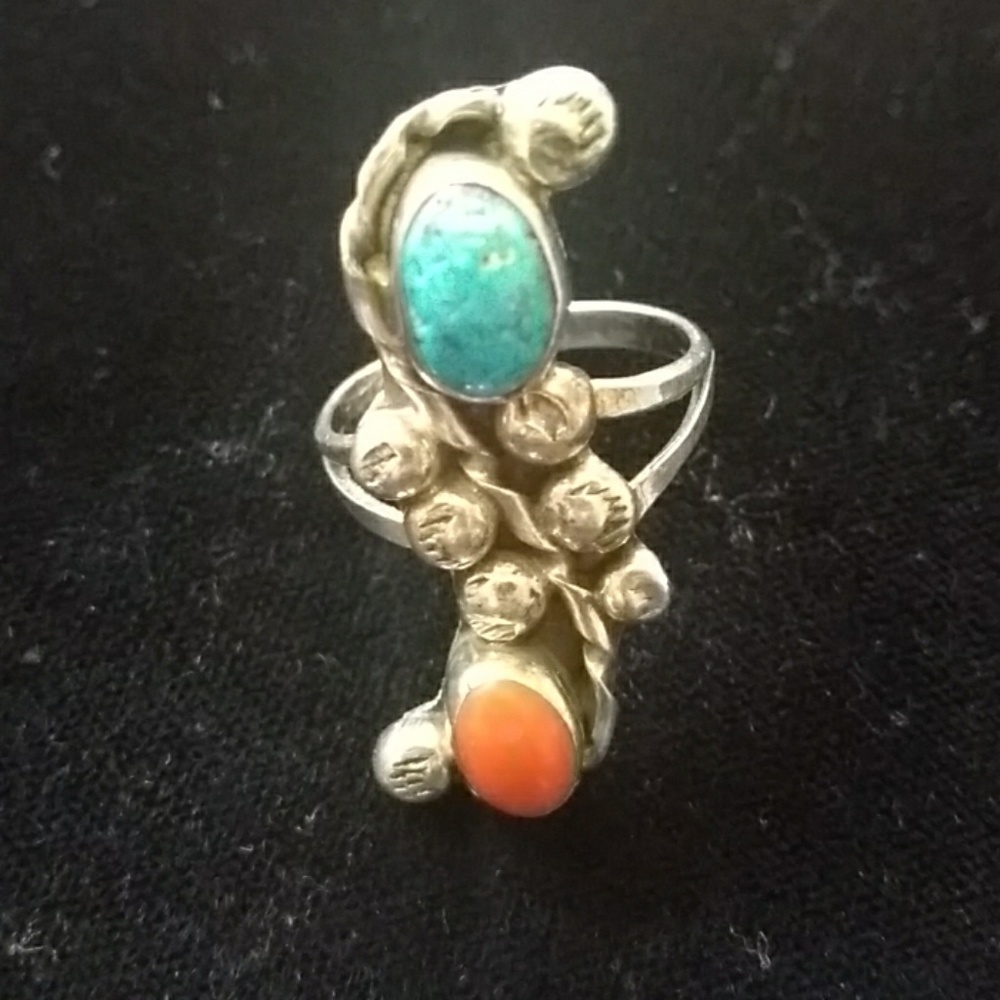 Native American Silver Ring - image 1